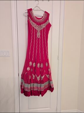 Pink Anarkali Suit